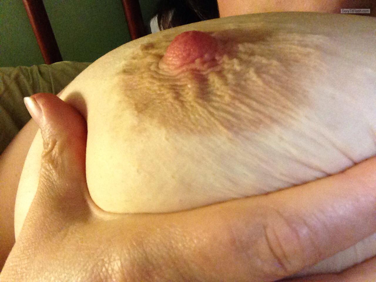 Tit Flash: My Extremely Big Tits (Selfie) - Titty Titty Bang Bang from United Kingdom